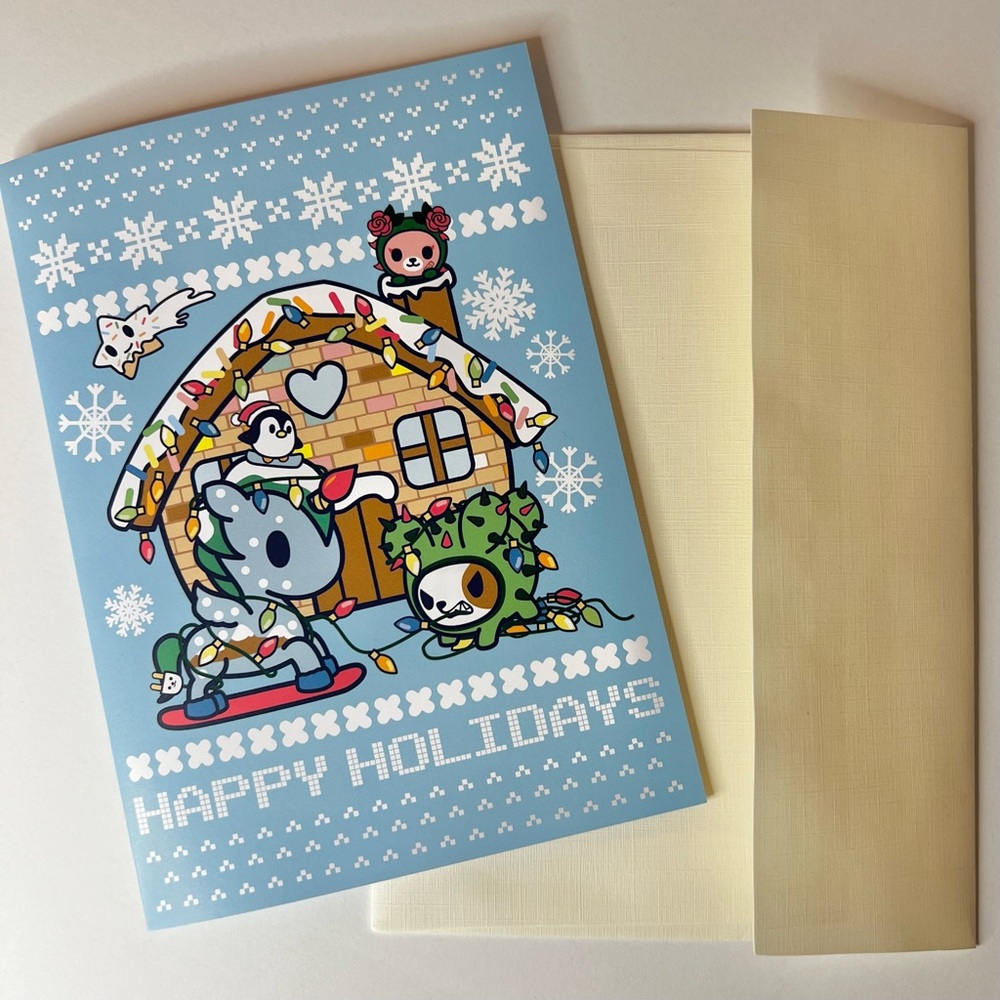 $5 bundle add Tokidoki Authentic Happy Holidays Card with Envelope New